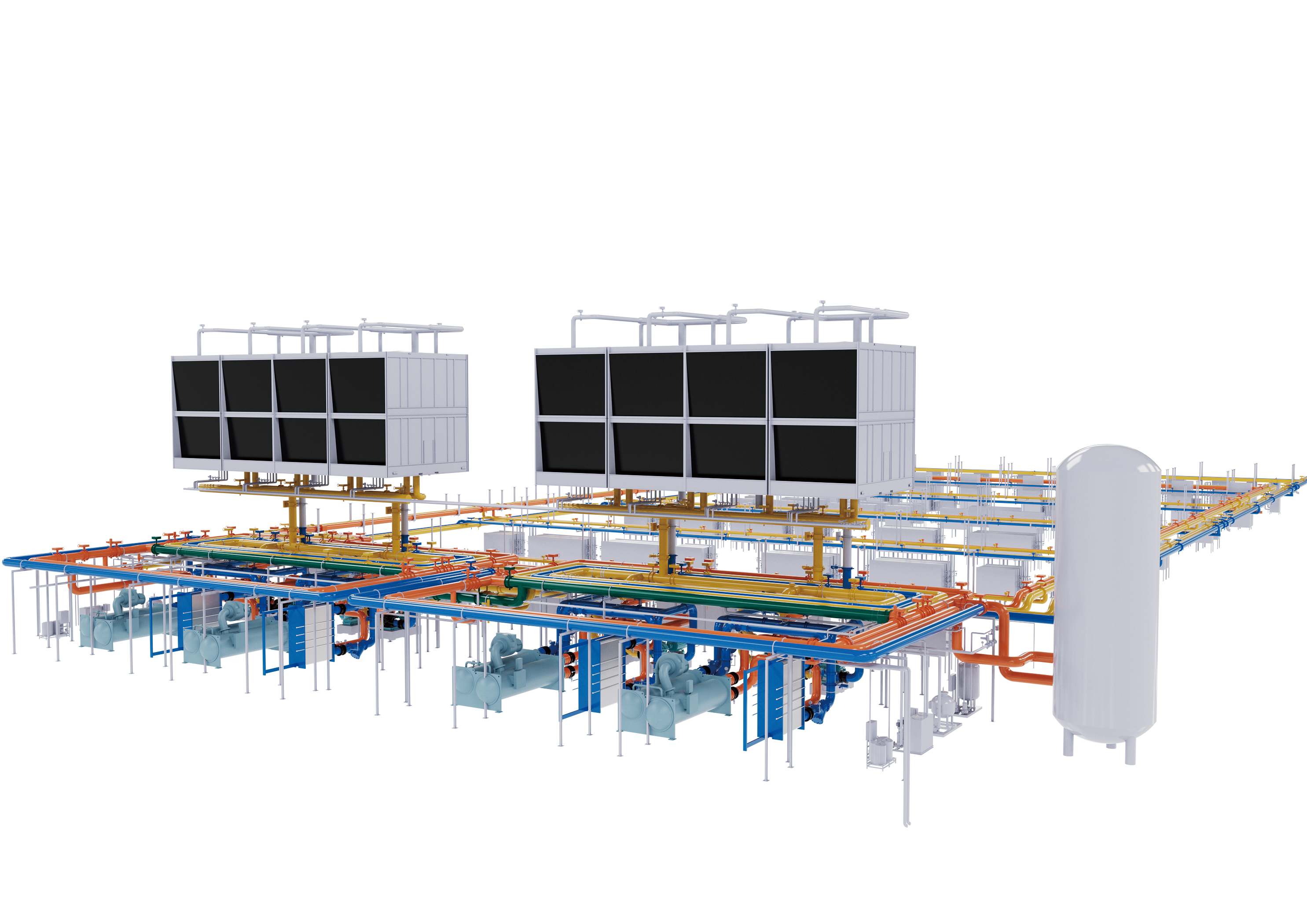Indoor Prefabricated Integrated Cooling Station AIS